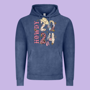 Howdy 2024 Vintage Hoodie Designed By Maliassmallbusiness