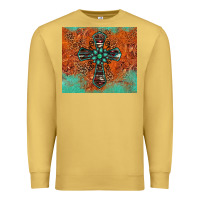 Western Cross Tumbler Premium Sweatshirt | Teevron