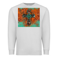 Dove Grey western cross tumbler Premium Sweatshirt - Jasminsmagicworld