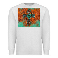 Oatmeal Heather western cross tumbler Premium Sweatshirt - Jasminsmagicworld