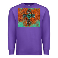Purple western cross tumbler Premium Sweatshirt - Jasminsmagicworld