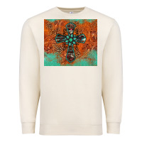 Sandshell western cross tumbler Premium Sweatshirt - Jasminsmagicworld