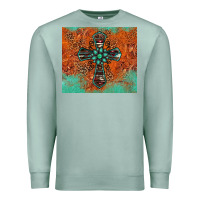 Seafoam western cross tumbler Premium Sweatshirt - Jasminsmagicworld