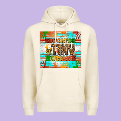 Educator Of Tiny Humans Premium Hoodie Designed By Nancycooperartshop