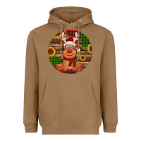 Toasted Coconut Cute reindeer Christmas Heavyweight Hoodie - Jasminsmagicworld