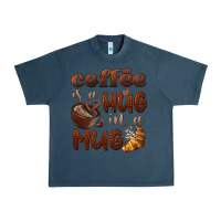 Midnight Navy coffee is a hug in a mug Urban Heavy Tee - BarkalooDesign