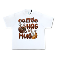 White coffee is a hug in a mug Urban Heavy Tee - BarkalooDesign