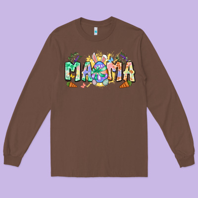 Easter Day Mama Long Sleeve Tee Designed By Neo Western