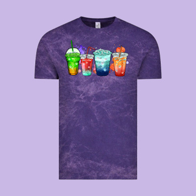 Tea Junkie Coffee Cups Vintage Tee Designed By Zillion Design Studio