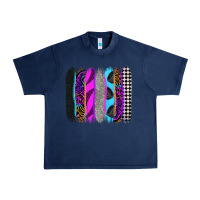 Navy race brushstrokes Urban Heavy Tee - Zillion Design Studio