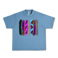 Pebble Blue race brushstrokes Urban Heavy Tee - Zillion Design Studio