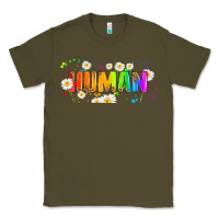 Army Green lgbtq human  libbey glass Classic Tee - HRA Design Shop