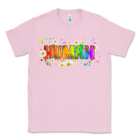 Bubblegum Pink lgbtq human  libbey glass Classic Tee - HRA Design Shop