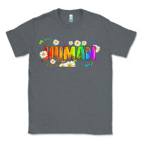 Charcoal Heather lgbtq human  libbey glass Classic Tee - HRA Design Shop