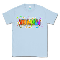 Dusty Blue lgbtq human  libbey glass Classic Tee - HRA Design Shop
