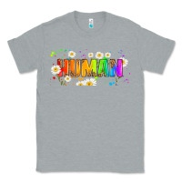 Heather Grey lgbtq human  libbey glass Classic Tee - HRA Design Shop