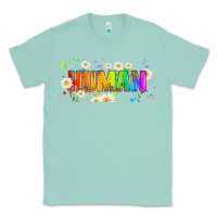 Seafoam lgbtq human  libbey glass Classic Tee - HRA Design Shop