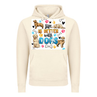 Vintage Artic life is better with dogs Vintage Hoodie - MaliasSmallBusiness