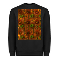 Black cactus background Heavyweight Sweatshirt - RanaPortraitStore