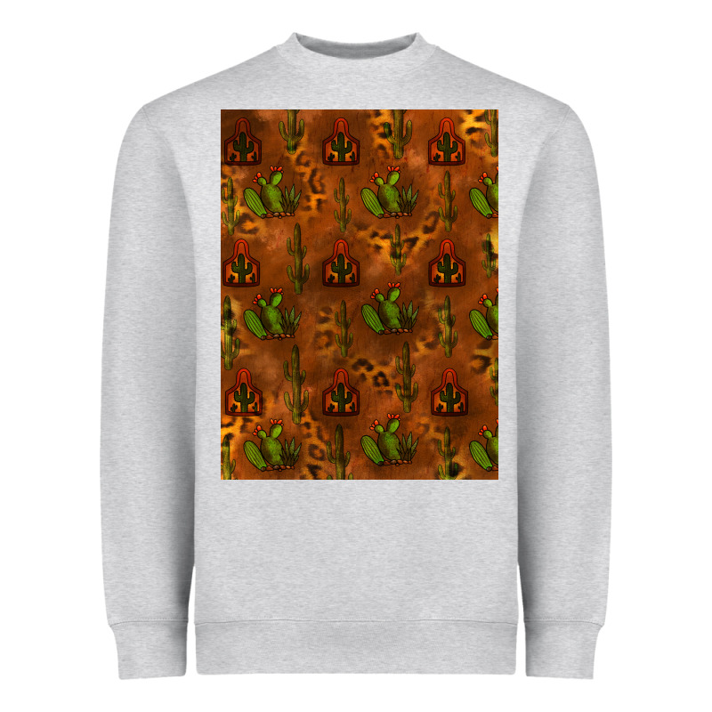 Cactus Background Heavyweight Sweatshirt by RanaPortraitStore | Teevron