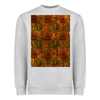 Heather Grey cactus background Heavyweight Sweatshirt - RanaPortraitStore