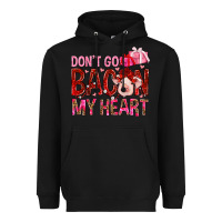 Black dont go bacon my heart Heavyweight Hoodie - NancyCooperArtShop