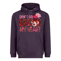 Plum dont go bacon my heart Heavyweight Hoodie - NancyCooperArtShop
