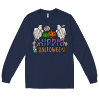 Navy hippie halloween Long Sleeve Tee - CowhideDigitalArt