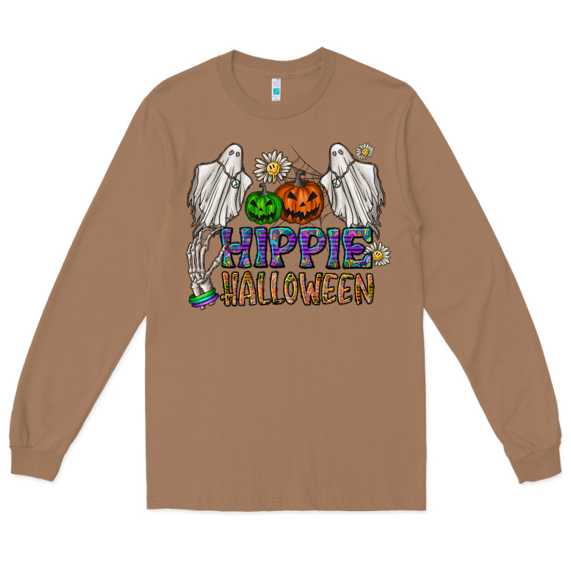 Hippie Halloween Long Sleeve Tee by CowhideDigitalArt | Teevron