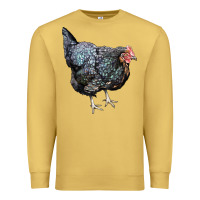 Antique Gold jersey giant chicken Premium Sweatshirt - LillyAllenDesigns