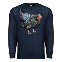 Navy jersey giant chicken Premium Sweatshirt - LillyAllenDesigns