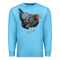 Ocean Blue jersey giant chicken Premium Sweatshirt - LillyAllenDesigns
