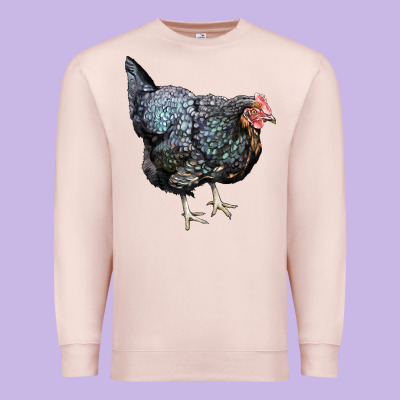 Jersey Giant Chicken Premium Sweatshirt Designed By Lillyallendesigns