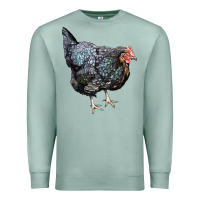 Seafoam jersey giant chicken Premium Sweatshirt - LillyAllenDesigns