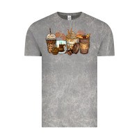 Cloud Rock leopard coffee cups Vintage Tee - Zillion Design Studio