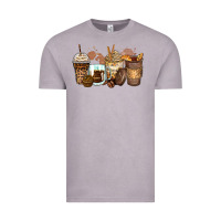 Vintage Zinc leopard coffee cups Vintage Tee - Zillion Design Studio