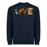 Navy football love Heavyweight Sweatshirt - RanaPortraitStore