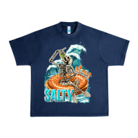 Navy stay salty Urban Heavy Tee - texasbilliewilder