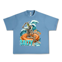Pebble Blue stay salty Urban Heavy Tee - texasbilliewilder