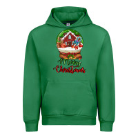 Emerald Merry Christmas Urban Hoodie - LillyAllenDesigns