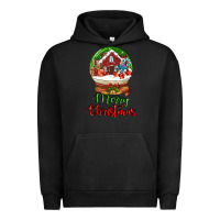 Pigment Black Merry Christmas Urban Hoodie - LillyAllenDesigns