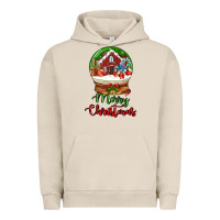 Pigment French Oak Merry Christmas Urban Hoodie - LillyAllenDesigns