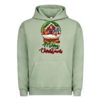 Pigment Oil Green Merry Christmas Urban Hoodie - LillyAllenDesigns