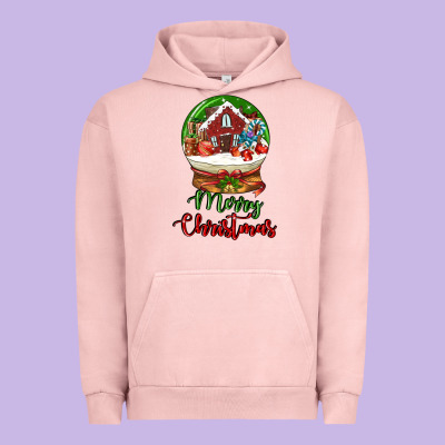 Merry Christmas Urban Hoodie Designed By Lillyallendesigns