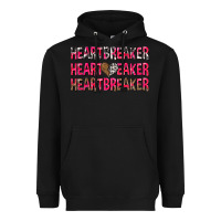 Black heartbreaker with leopard and cowhide Heavyweight Hoodie - NancyCooperArtShop