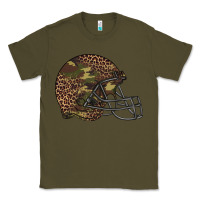 Army Green American football helmet Classic Tee - BarkalooDesign