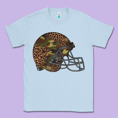 American Football Helmet Classic Tee Designed By Barkaloodesign