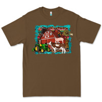 Cacao farm life tractor cow pig rooster Premium Tee - Artiststas