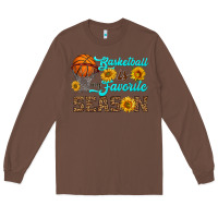 Chestnut basketball is my favorite season Long Sleeve Tee - HRA Design Shop