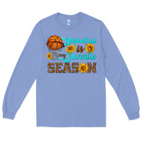 Colony Blue basketball is my favorite season Long Sleeve Tee - HRA Design Shop